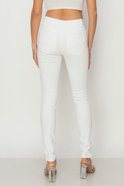 Milania - Classic Mid Rise Stretch Skinny Heavy