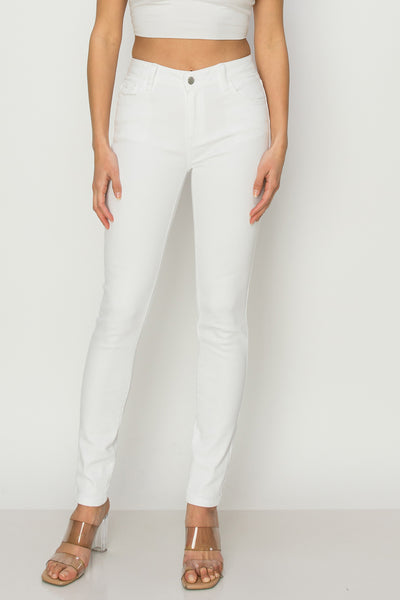 Milania - Classic Mid Rise Stretch Skinny Heavy