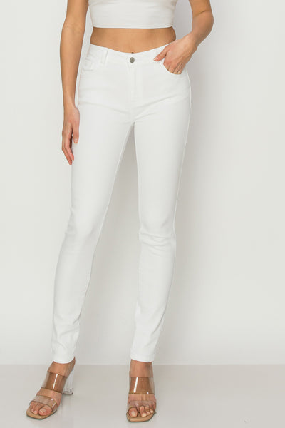 Milania - Classic Mid Rise Stretch Skinny Heavy