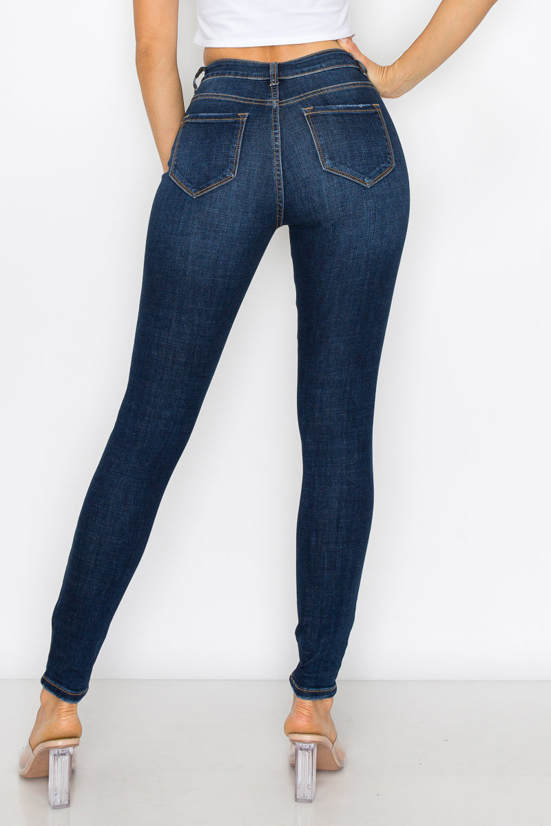 Trinity - High Rise Destructed Stretch Skinny