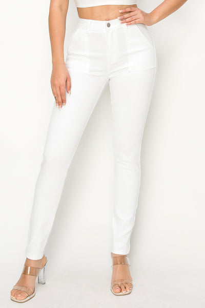 Aurora - Classic High Rise Patch Pocket Skinny