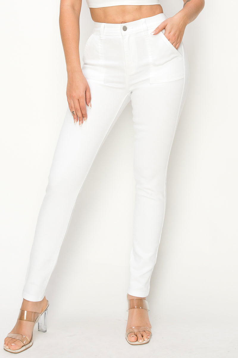 Aurora - Classic High Rise Patch Pocket Skinny
