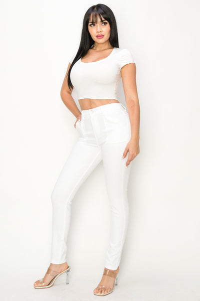 Aurora - Classic High Rise Patch Pocket Skinny