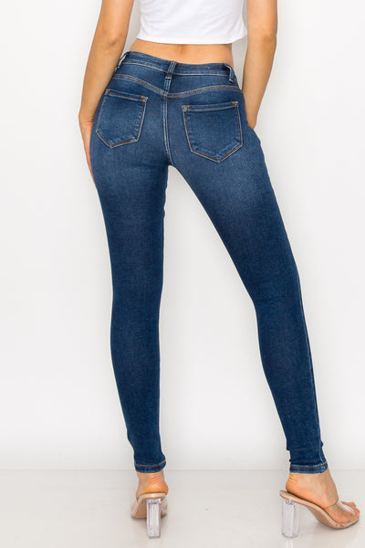 Irene - Jean skinny stretch taille mi-haute classique