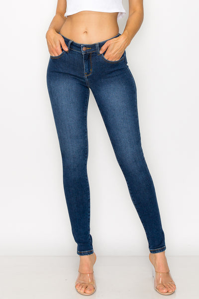 Irene - Jean skinny stretch taille mi-haute classique