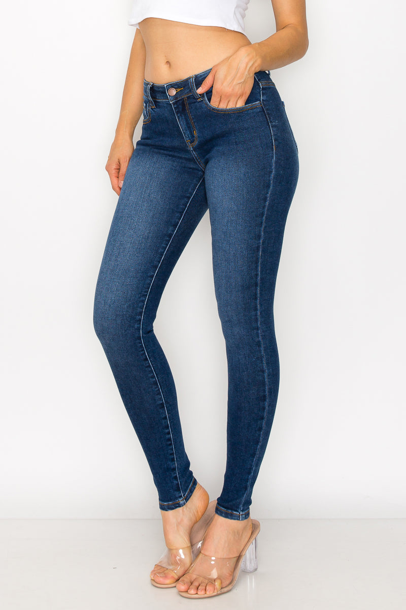 Irene - Jean skinny stretch taille mi-haute classique