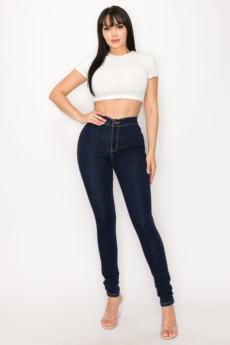 Flora - Classic High Rise Premium Jeggings