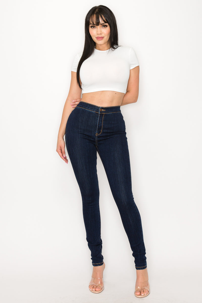 Flora - Classic High Rise Premium Jeggings