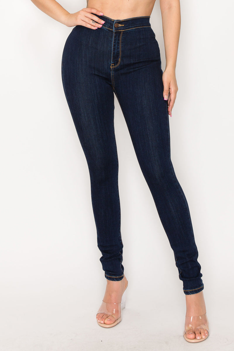 Flora - Classic High Rise Premium Jeggings