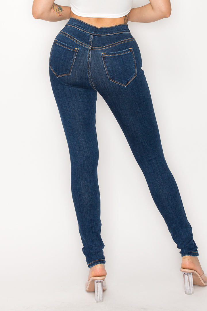 Flora - Classic High Rise Premium Jeggings