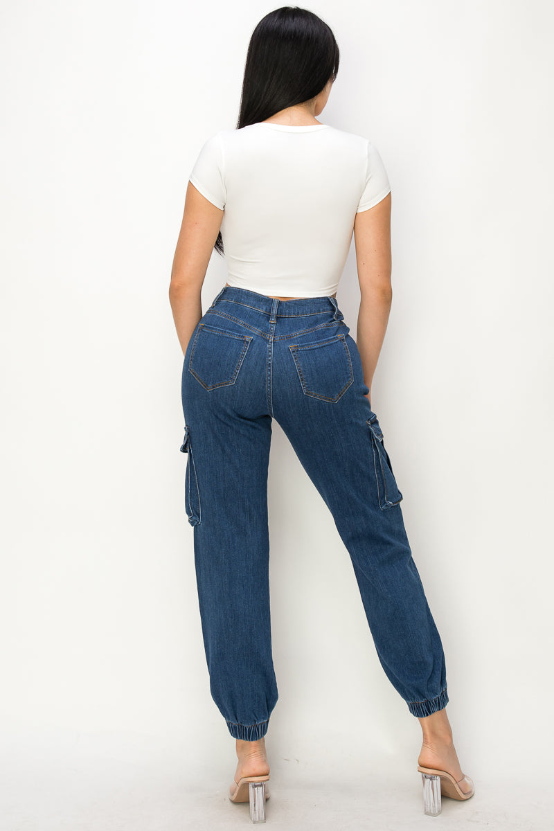 Stardust - High Rise Cargo Joggers