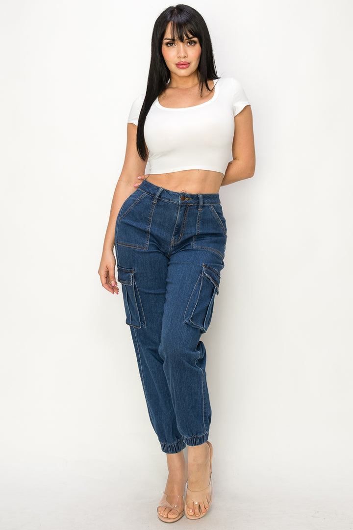 Stardust - High Rise Cargo Joggers