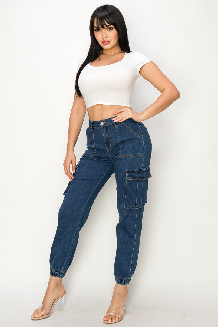 Stardust - High Rise Cargo Joggers