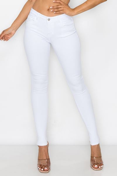 Irene - Jean skinny stretch taille mi-haute classique