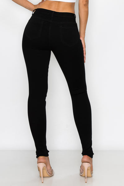 Irene - Jean skinny stretch taille mi-haute classique