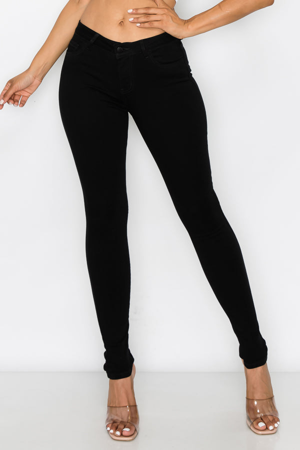 Irene - Jean skinny stretch taille mi-haute classique