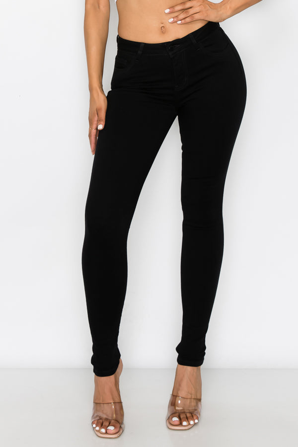 Irene - Jean skinny stretch taille mi-haute classique