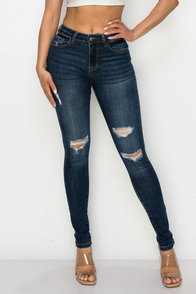 Penny - High Rise Destructed Skinny