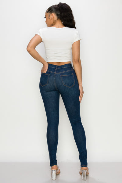 Kirsten - Clássica cintura alta skinny