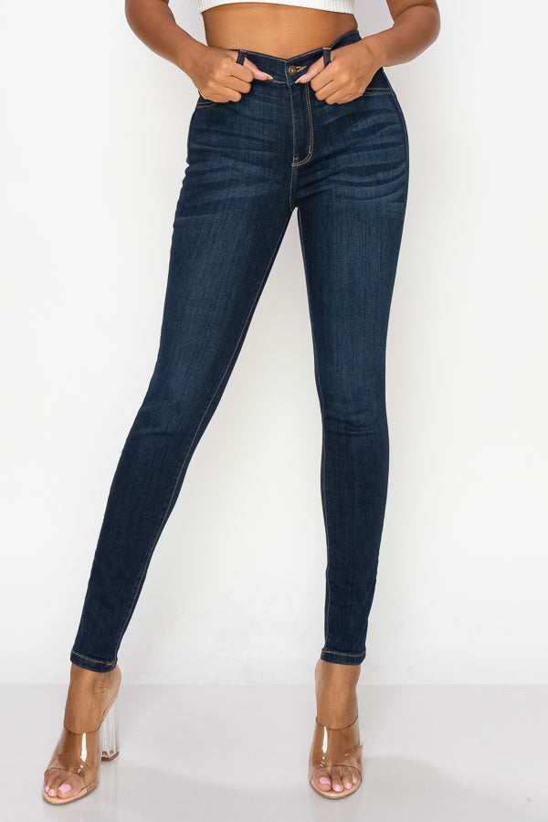 Jane - Jean skinny classique à taille haute