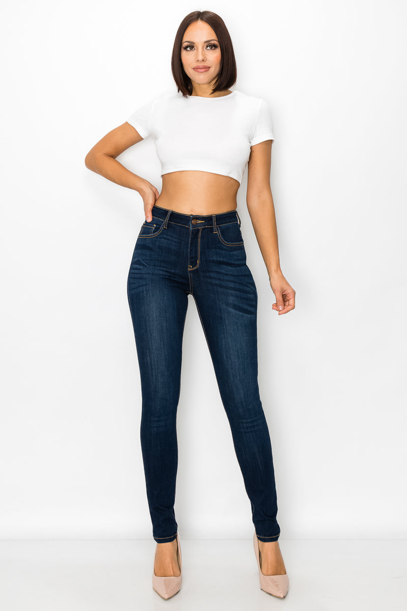 Sienna - Classic High Rise Stretch Skinny Jeans