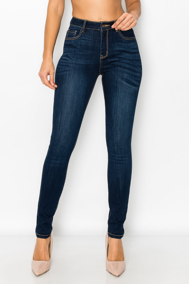 Sienna - Classic High Rise Stretch Skinny Jeans