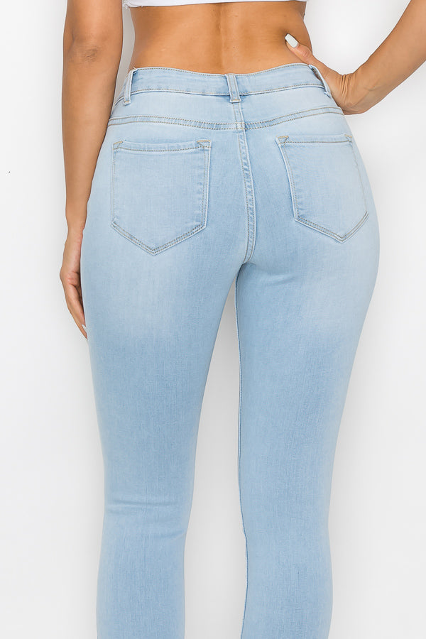 Sienna - Classic High Rise Stretch Skinny Jeans