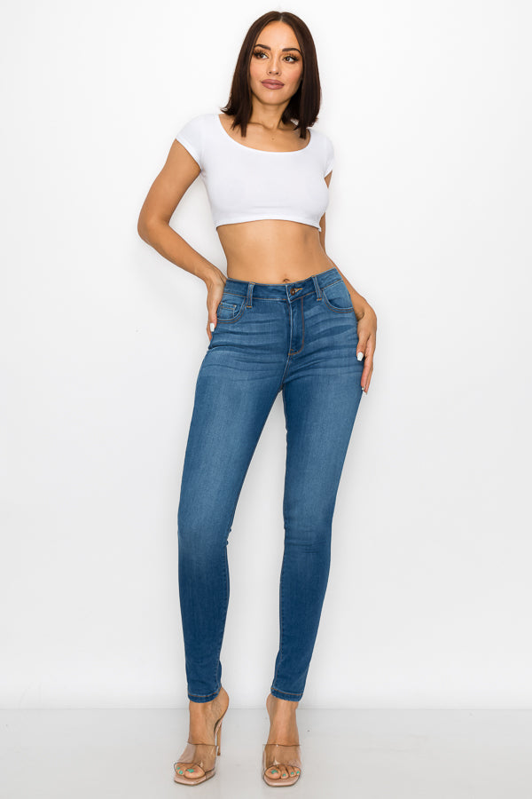 Sienna - Jeans skinny elasticizzati classici a vita alta