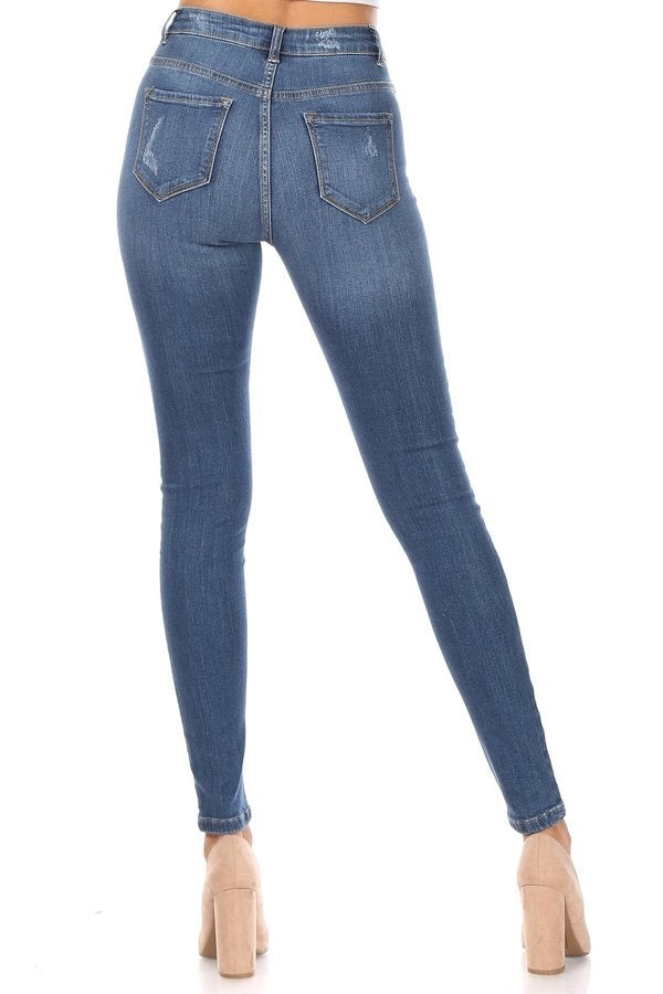 Barbara - High Rise Destructed Skinny