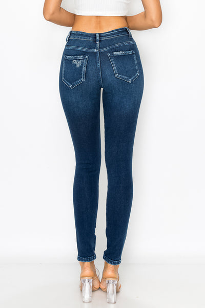 Angelina - High Rise Destructed Skinny