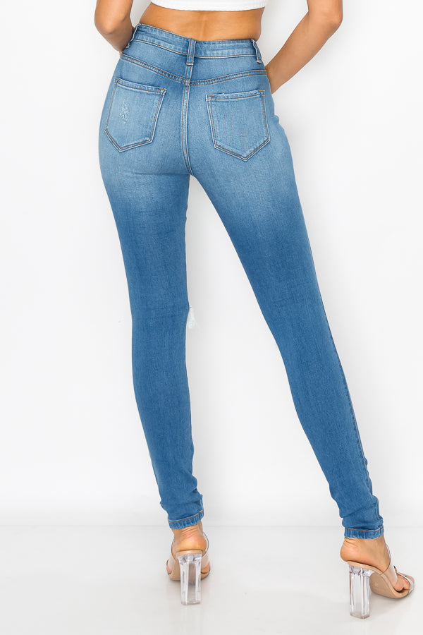 Chloe - High Rise Destructed Skinny – Encore Jeans