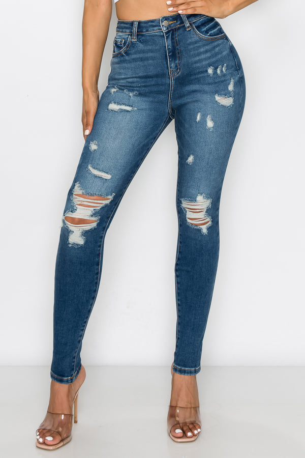 Pantalones Mujer Jeans Tiro Alto Paris Jeans Wide Leg Color Tiro