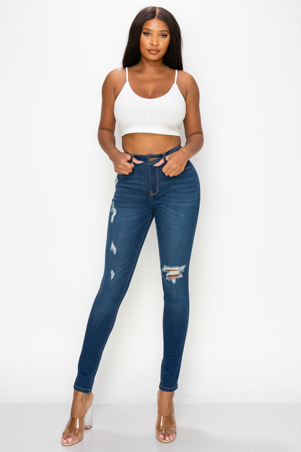 Nala - Skinny distrutto a vita alta