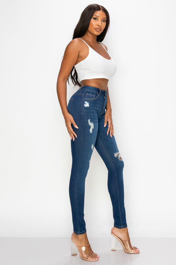 Nala - Skinny distrutto a vita alta