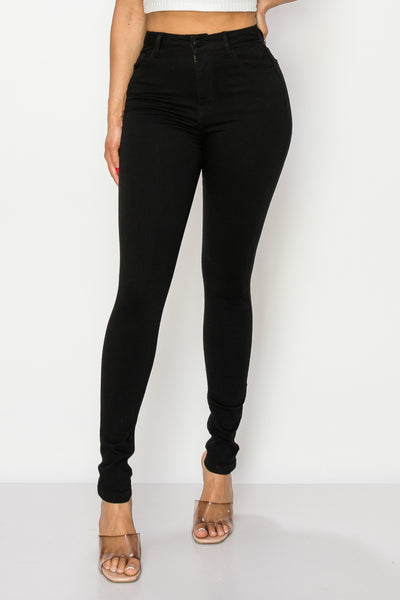 Kate - Jean skinny stretch classique à taille très haute