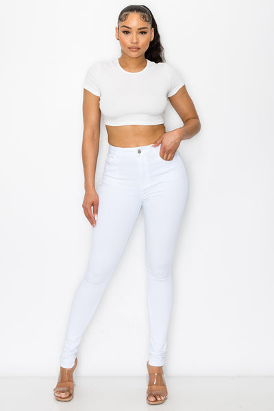 Kate - Clássico Super High Rise Stretch Skinny