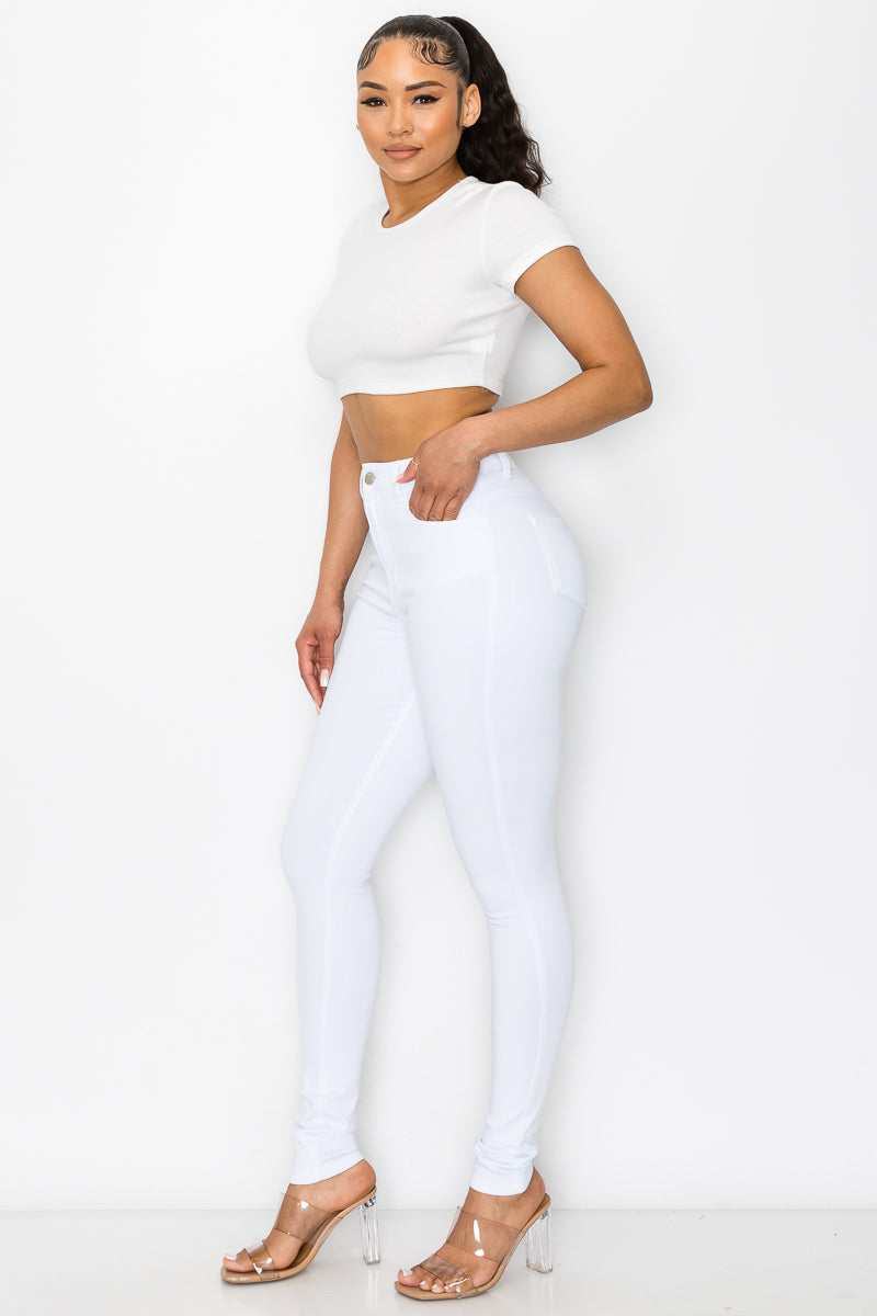 Kate - Clássico Super High Rise Stretch Skinny