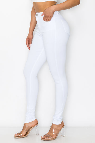 Kate - Jean skinny stretch classique à taille très haute