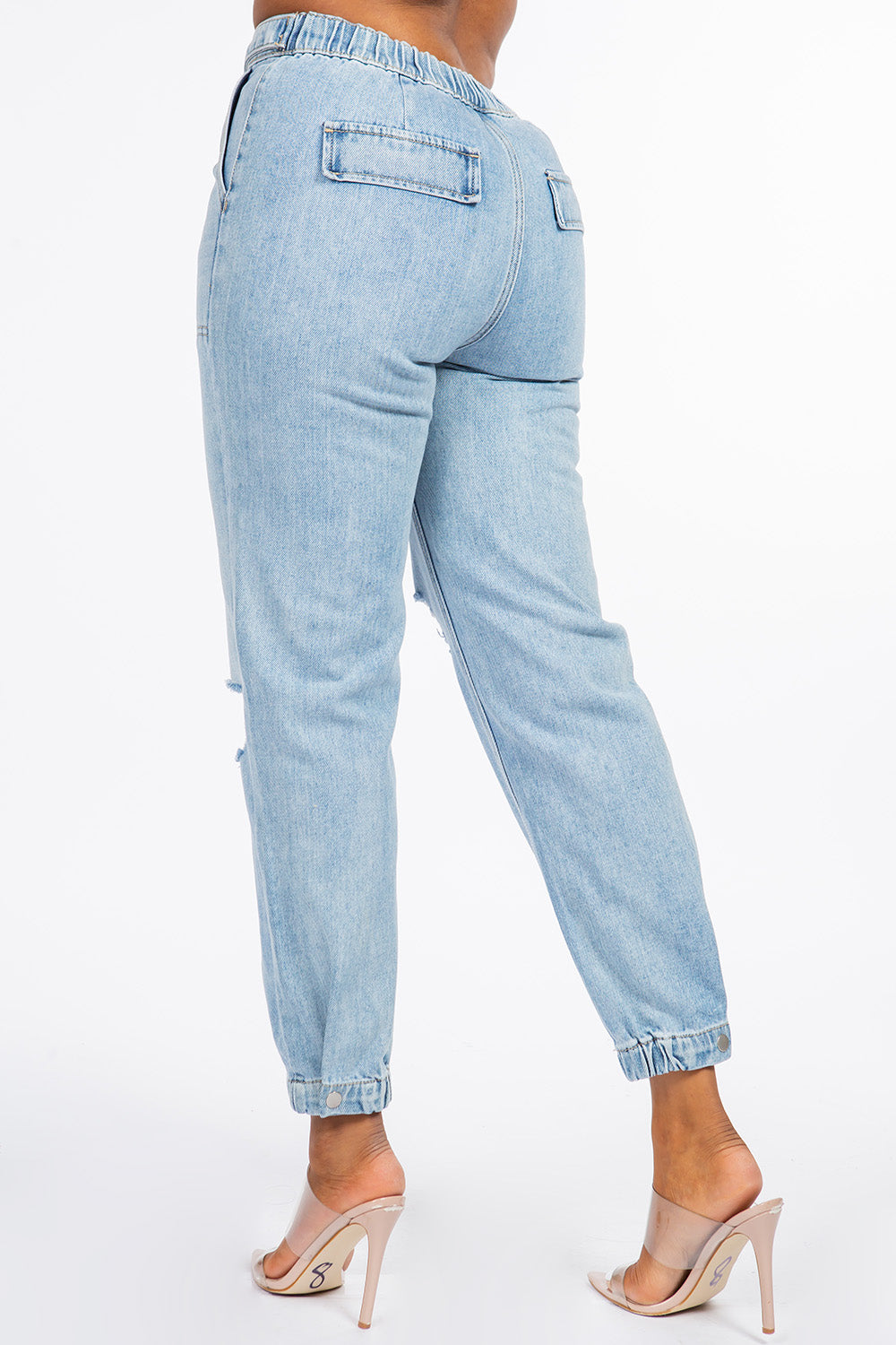 Kendall - Pantalon de jogging à poches obliques à taille haute