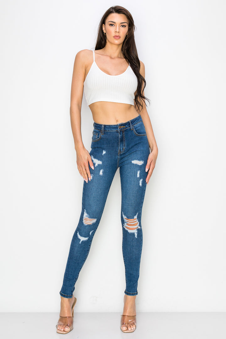 Ariel - Skinny a vita alta distrutto