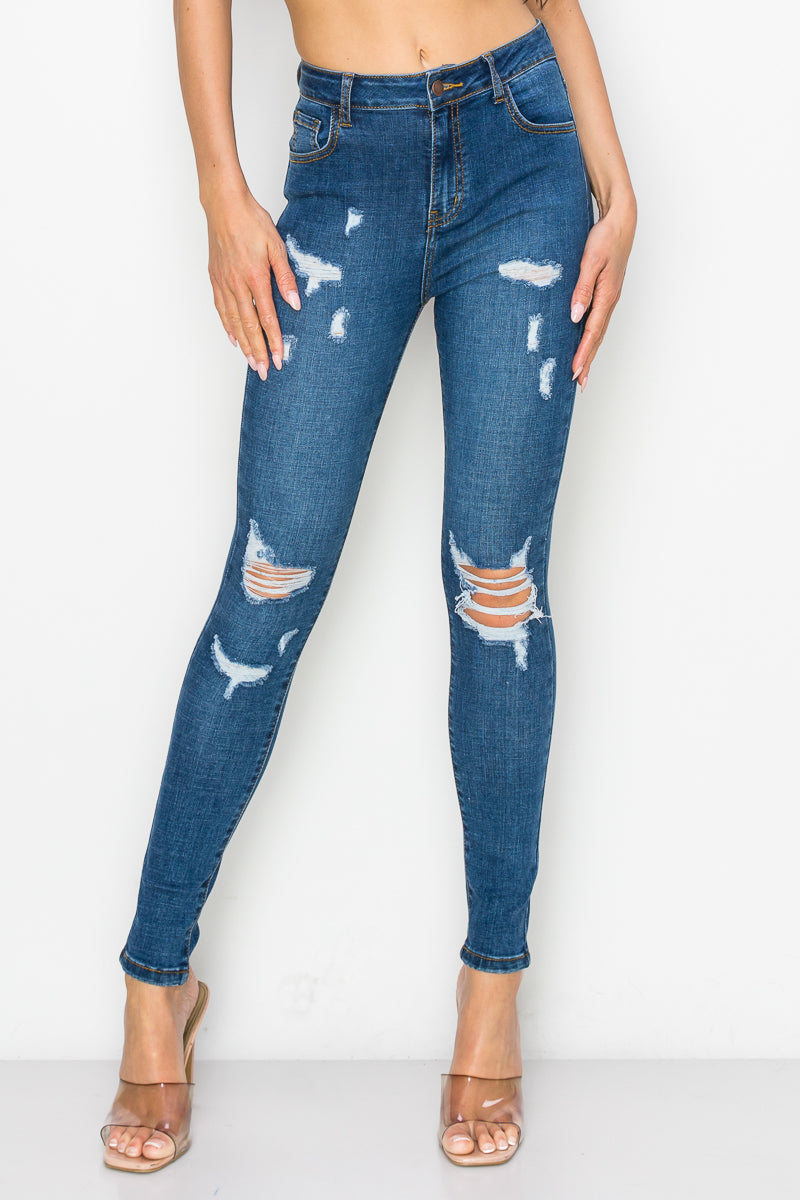 Ariel - Skinny a vita alta distrutto