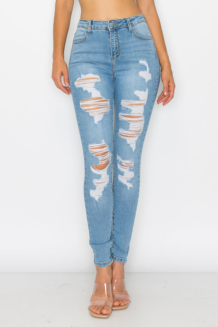 Eva - High Rise Heavily Destructed Skinny