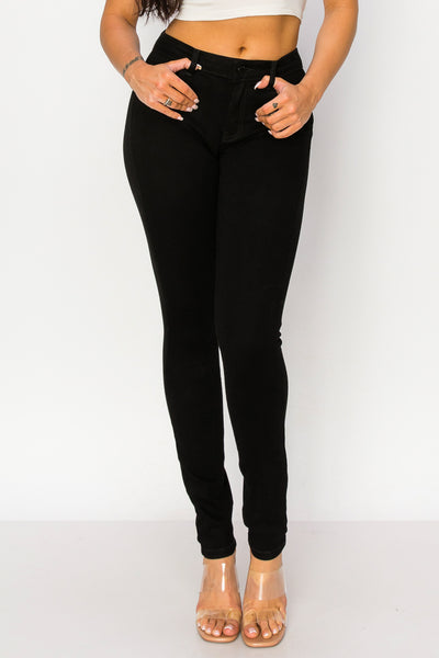 Milania - Classic Mid Rise Stretch Skinny Heavy