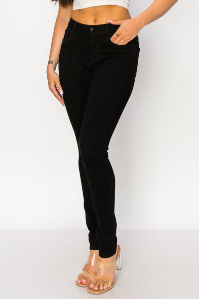 Milania - Classic Mid Rise Stretch Skinny Heavy