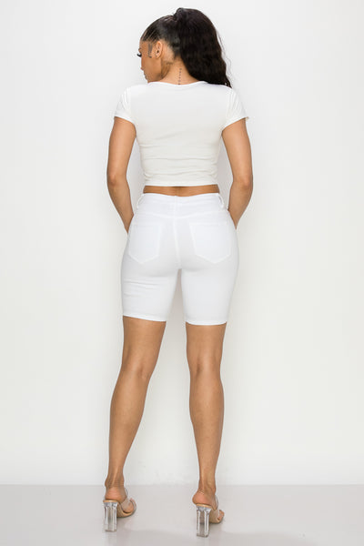 Summer - High Rise Classic Stretch Bermuda