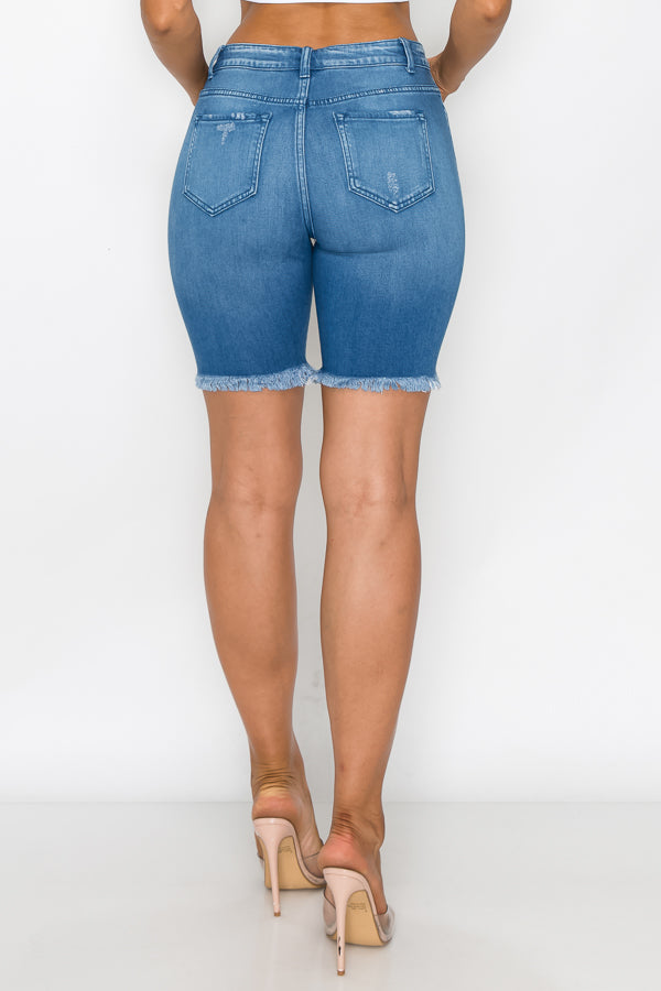 Daphne - High Rise Destructed Bermudas