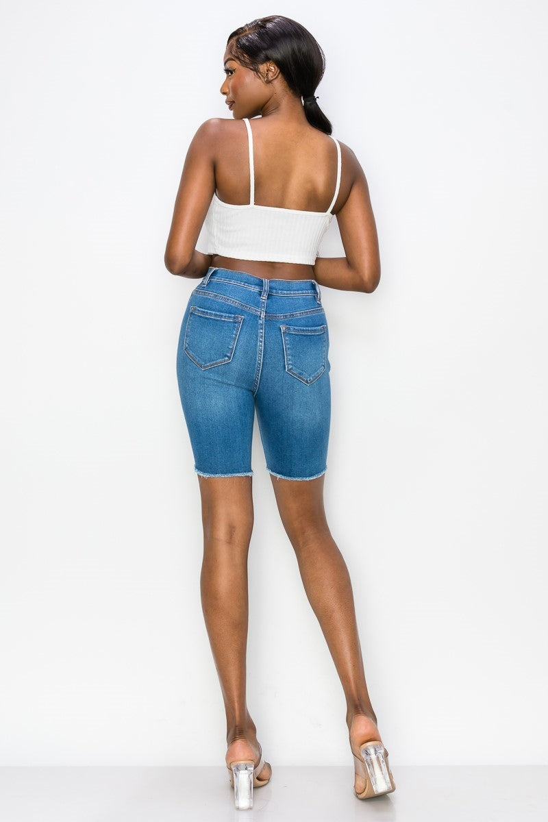 Caroline - Bermuda minimal détruit à taille haute