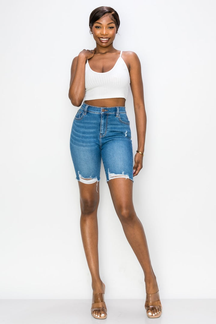 Caroline - Bermuda minimal détruit à taille haute